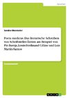 Poeta medicus. Das literarische Schreiben von Schriftsteller-Ärzten am Beispiel von Pío Baroja, Louis-Ferdinand Céline und Luis Martín-Santos