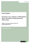 Rezension zum 2. Kapitel von Watzlawicks Buch 