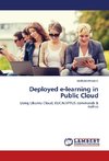 Deployed e-learning in Public Cloud