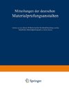 Mitteilungen der deutschen Materialprüfungsanstalten