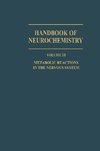 Metabolic Reactions in the Nervous System