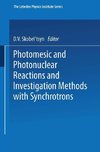 Photomesic and Photonuclear Reactions and Investigation Methods with Synchrotrons