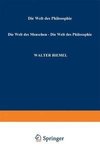 Die Welt des Menschen - Die Welt der Philosophie