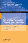 Bio-inspired Computing: Theories and Applications