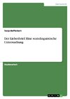 Der Liebesbrief. Eine soziolinguistische Untersuchung