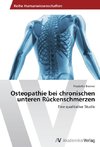 Osteopathie bei chronischen unteren Rückenschmerzen