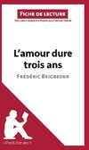 Analyse : L'amour dure trois ans de Frédéric Beigbeder  (analyse complète de l'oeuvre et résumé)