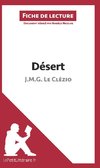 Désert de J. M. G. Le Clézio (Fiche de lecture)