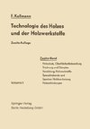 Technologie des Holzes und der Holzwerkstoffe