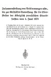 Zusammenstellung von Bestimmungen usw., die zur Geschäfts-Anweisung für die Oberförster der Königlich preußischen Staatsforsten vom 4. Juni 1870