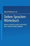 Sieben-Sprachen-Wörterbuch