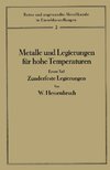 Metalle und Legierungen für hohe Temperaturen