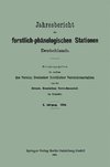 Jahresbericht der forstlich-phänologischen Stationen Deutschlands