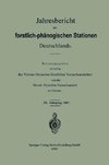 Jahresbericht der forstlich-phänologischen Stationen Deutschlands