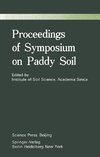 Proceedings of Symposium on Paddy Soils