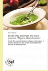 Etude des essences de deux plantes 