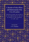 Calendar of Select Pleas and Memoranda of the City of London