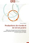 Productions de viande et de lait en prairie