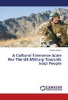 A Cultural Tolerance Scale For The US Military Towards Iraqi People