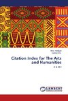 Citation Index for The Arts and Humanities