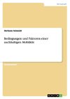 Bedingungen und Faktoren einer nachhaltigen Mobilität