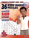 36 Word Search Puzzles with the American Sign Language Alpha