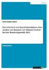 Das Scheitern von Kanzlerkandidaten. Eine Analyse am Beispiel von Edmund Stoiber bei der Bundestagswahl 2002