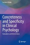 Concreteness and Specificity in Clinical Psychology