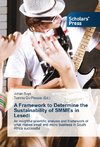 A Framework to Determine the Sustainability of SMMEs in Lesedi