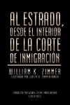 Al estrado, desde el interior de la Corte de Inmigración