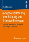 Angebotserstellung und Planung von Internet-Projekten