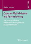 Corporate Media Relations und Personalisierung