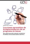 Lecciones aprendidas de la implementación de un programa de becas