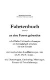 KFZ Fahrtenbuch & Fahrtaufzeichnung Carsharing/Mietwagen