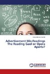 Advertisement Mis-Readings The Reading Gaol or Opera Aperta?