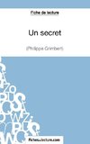 Fiche de lecture : Un secret de Philippe Grimbert