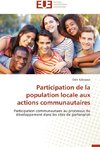 Participation de la population locale aux actions communautaires