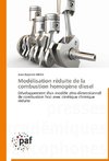 Modélisation réduite de la combustion homogène diesel