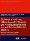 Challenges in Mechanics of Time-Dependent Materials and Processes in Conventional and Multifunctional Materials, Volume 2