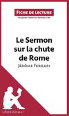 Analyse : Le Sermon sur la chute de Rome de Jérôme Ferrari  (analyse complète de l'oeuvre et résumé)