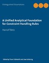 A Unified Analytical Foundation for Constraint Handling Rules