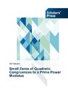 Small Zeros of Quadratic Congruences to a Prime Power Modulus