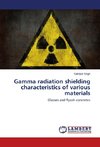 Gamma radiation shielding characteristics of various materials