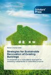 Strategies for Sustainable Renovation of Existing Buildings