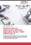 Sistema para la elaboración del Plan Operativo Anual - UDO VENEZUELA