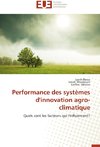 Performance des systèmes d'innovation agro-climatique