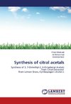 Synthesis of citral acetals