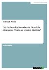 Die Freiheit des Menschen in Pico della Mirandolas 