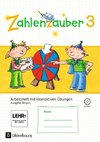 Zahlenzauber 3. Ausgabe Bayern (Neuausgabe). Arbeitsheft mit interaktiven Übungen