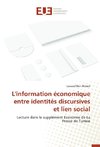 L'information économique entre identités discursives et lien social